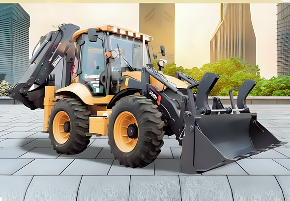 Экскаватор-погрузчик Shanmon 388H, комплектация 2